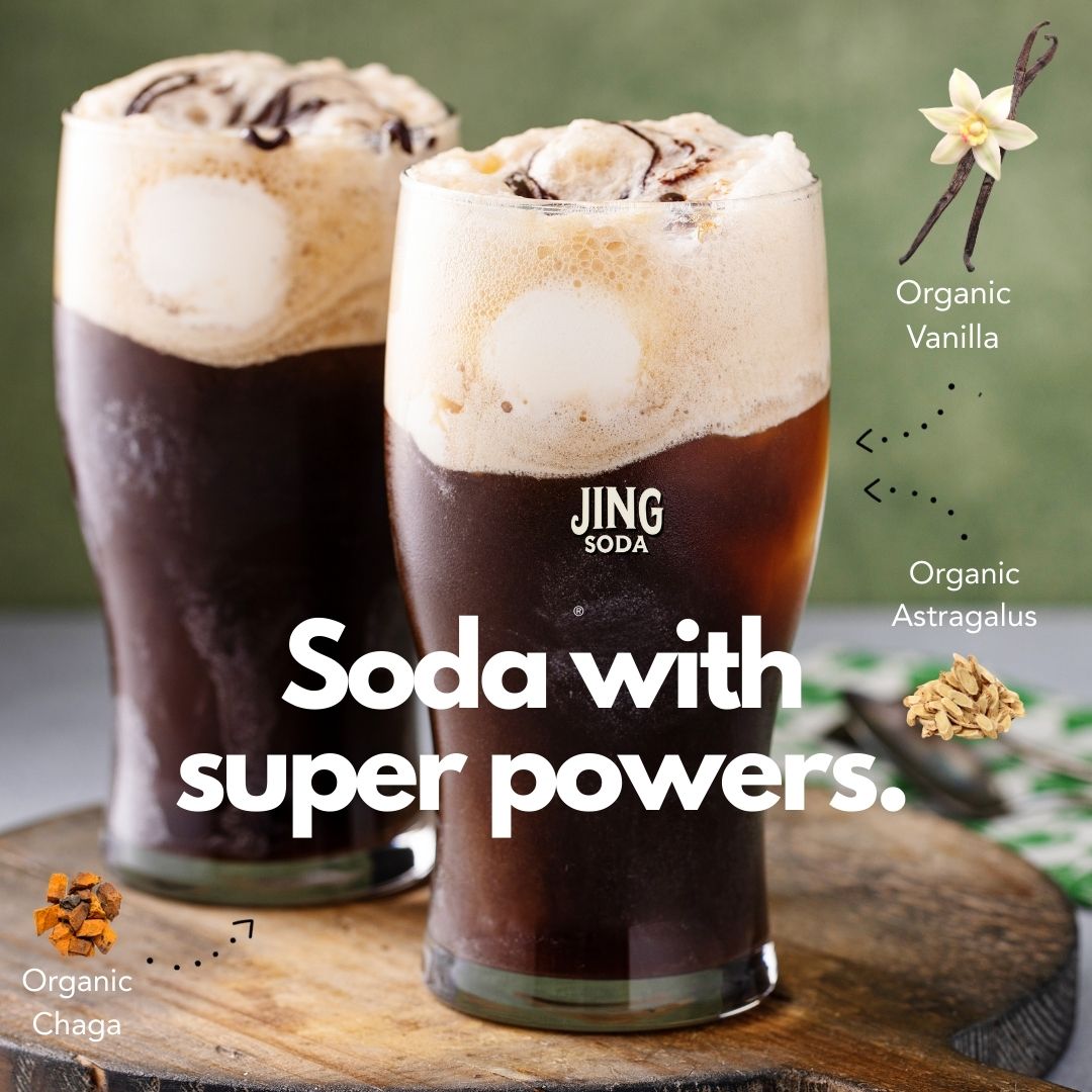 Jing Soda, Root Beer Cream, 50mL (3 Pack)